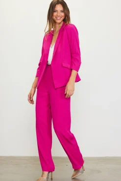 Recycled Shirred Sleeve Blazer*SKIES ARE BLUE Outlet