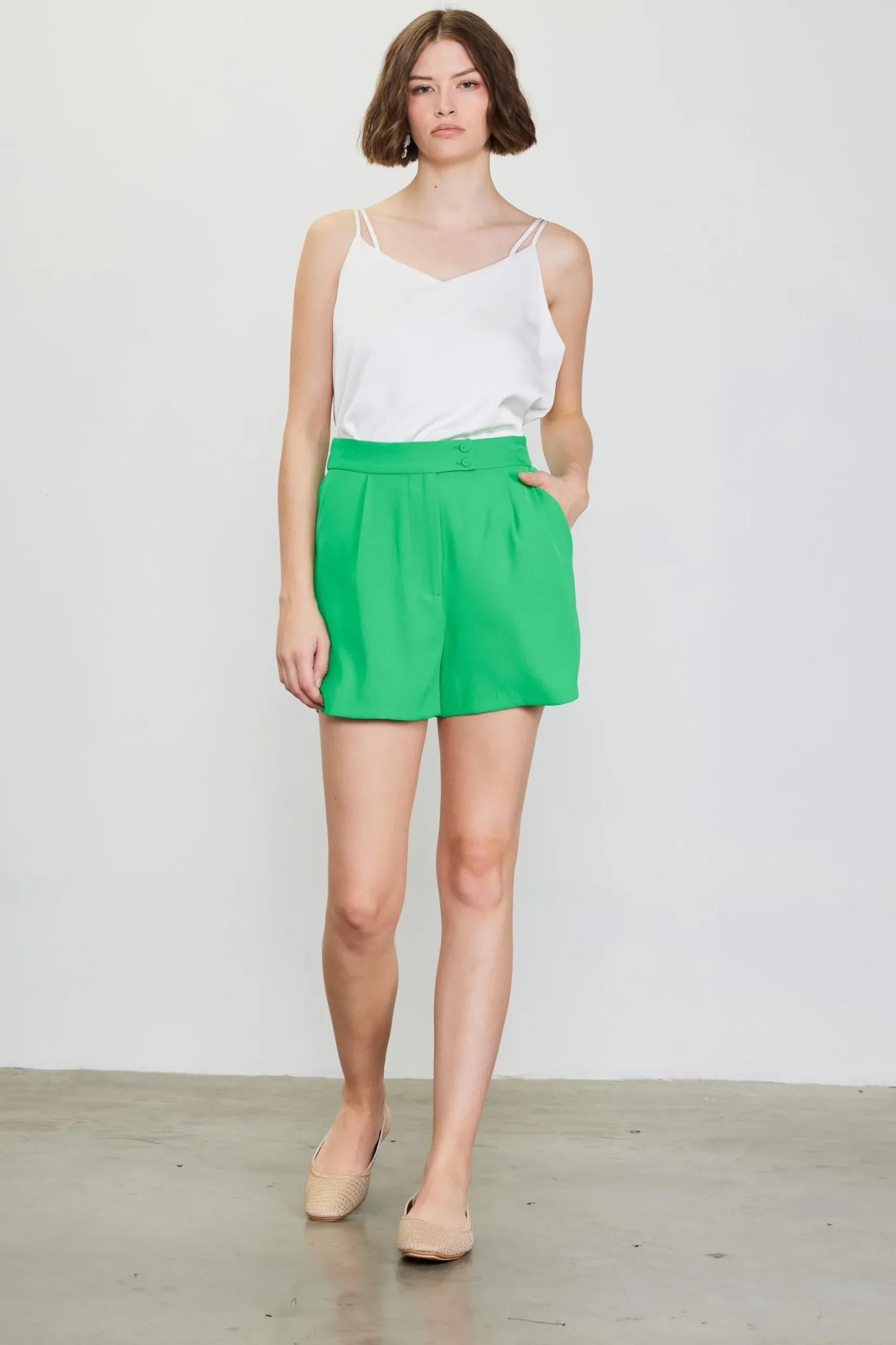 Recycled Tailored Shorts*SKIES ARE BLUE Clearance