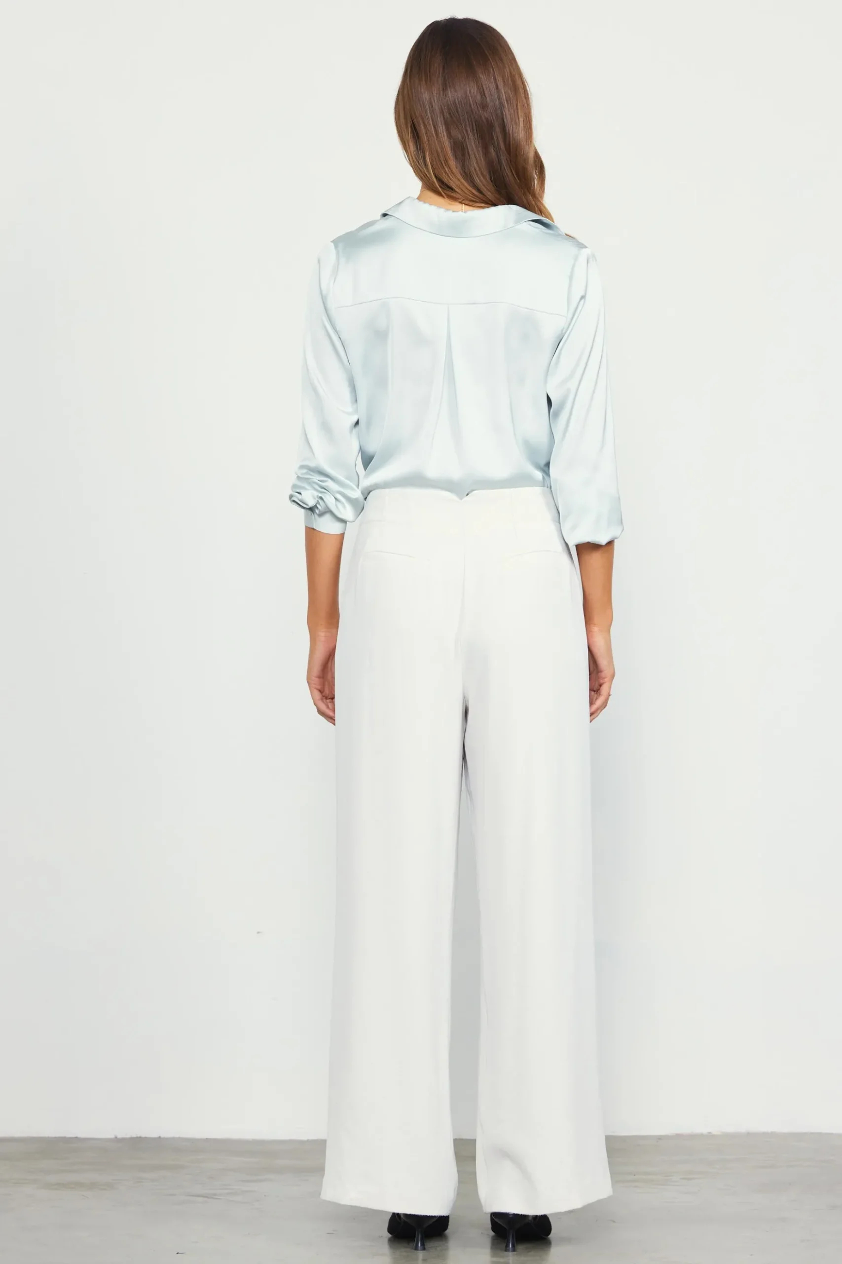 Recycled Wide Leg Pants*SKIES ARE BLUE Clearance
