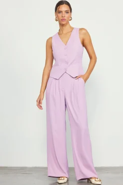 Recycled Wide Leg Pants*SKIES ARE BLUE