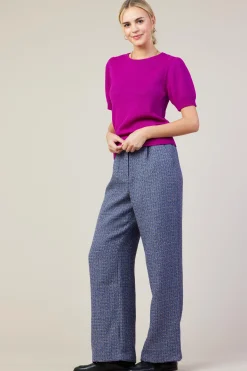 Recycled Yarn Short Sleeve Sweater*SKIES ARE BLUE Outlet
