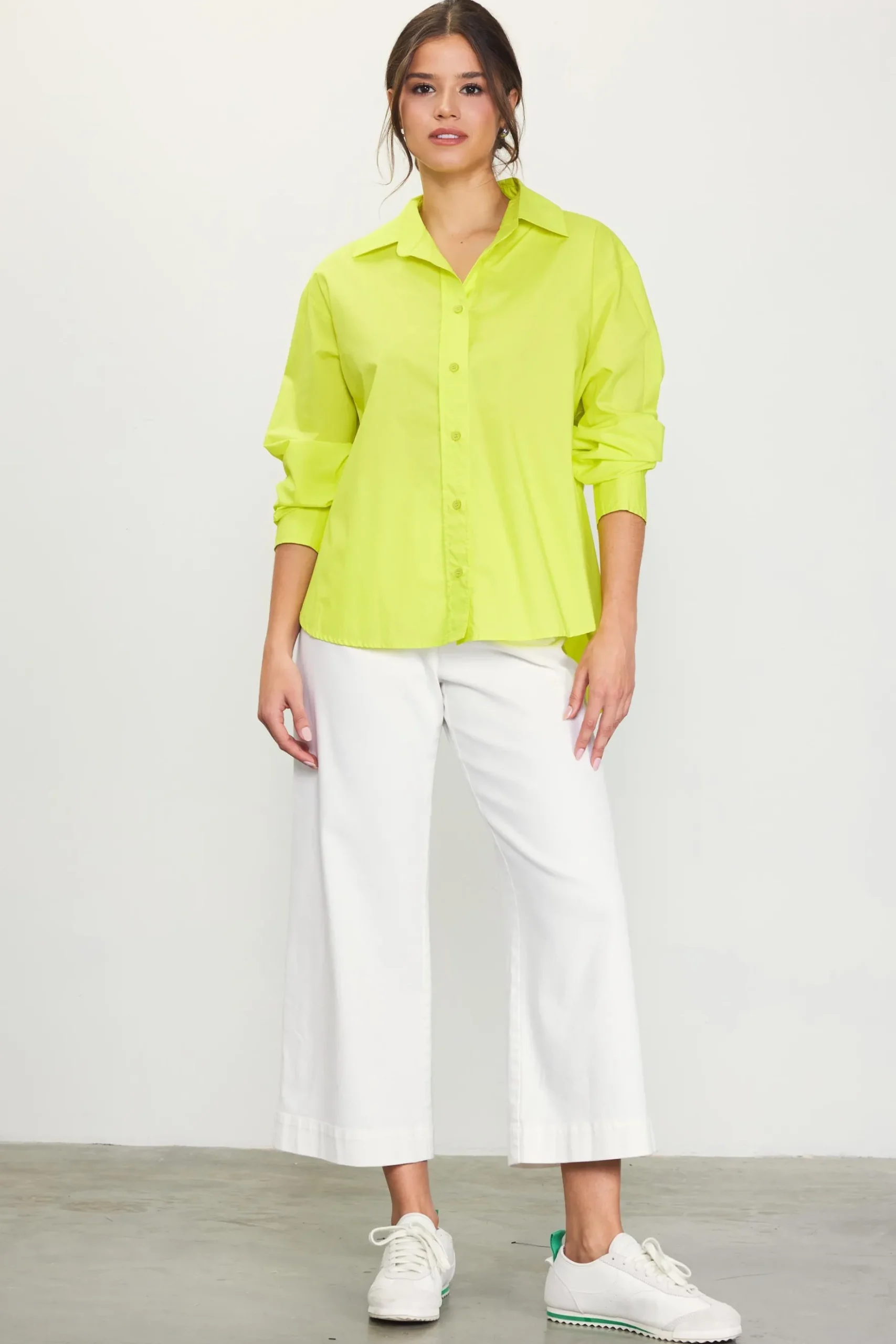Relaxed Fit Poplin Longsleeve Shirt*SKIES ARE BLUE Online