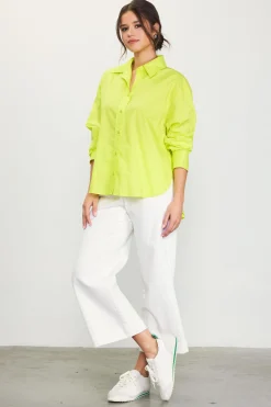 Relaxed Fit Poplin Longsleeve Shirt*SKIES ARE BLUE Online