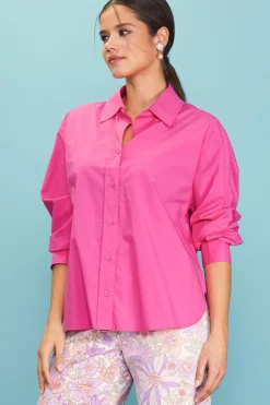 Relaxed Fit Poplin Longsleeve Shirt*SKIES ARE BLUE Online