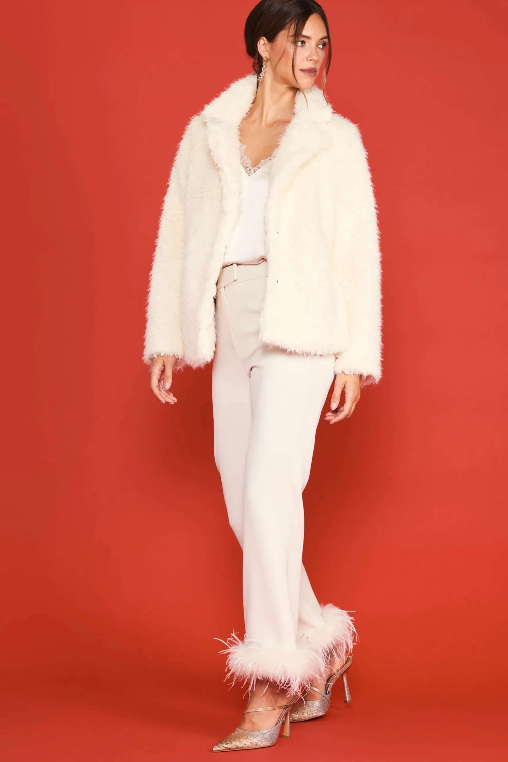 Relaxed Fit Sherpa Jacket*SKIES ARE BLUE
