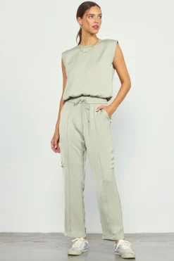 Relaxed Utility Pintucked Pants*SKIES ARE BLUE Online