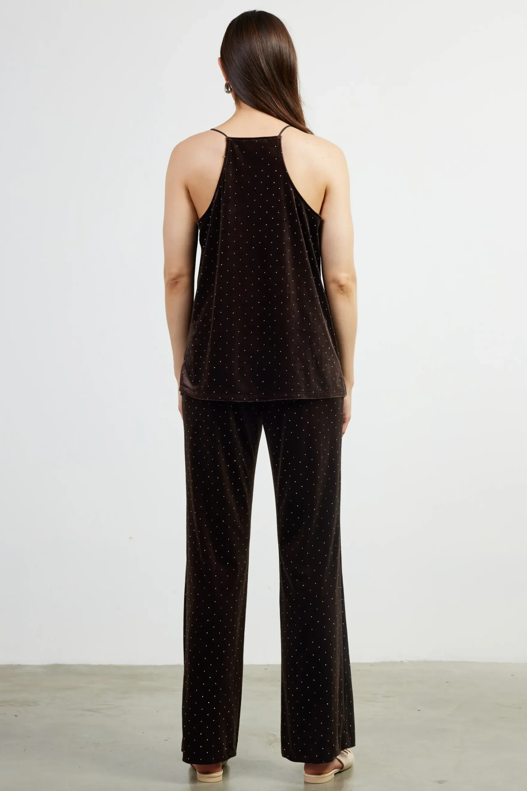 Rhinestone Velvet Cami*SKIES ARE BLUE