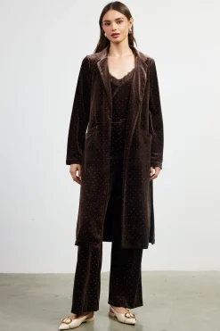 Rhinestone Velvet Duster*SKIES ARE BLUE