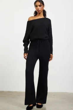 Ribbed Knit Wide Leg Pants*SKIES ARE BLUE Best