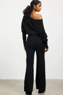 Ribbed Knit Wide Leg Pants*SKIES ARE BLUE Best