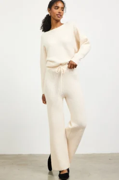 Ribbed Knit Wide Leg Pants*SKIES ARE BLUE