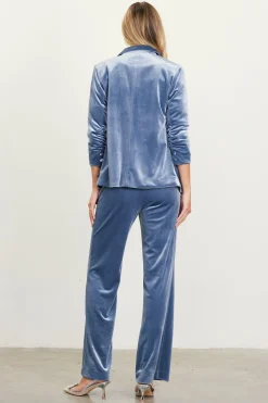 Ruched Velvet Blazer*SKIES ARE BLUE Best