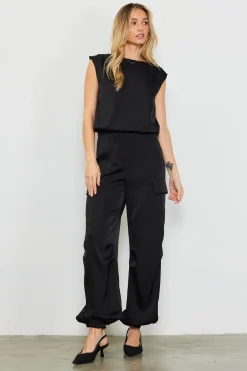 Satin Cargo Pants*SKIES ARE BLUE