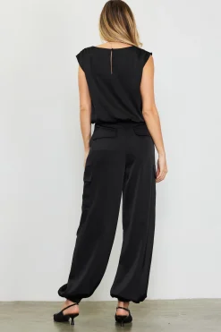 Satin Cargo Pants*SKIES ARE BLUE