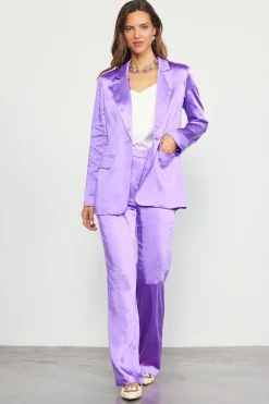Satin Tailored Blazer*SKIES ARE BLUE