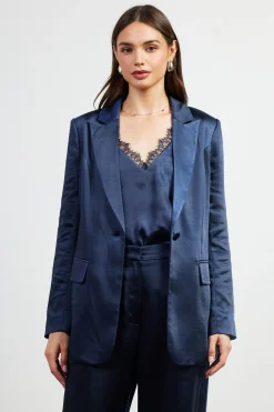 Satin Tailored Blazer*SKIES ARE BLUE Best