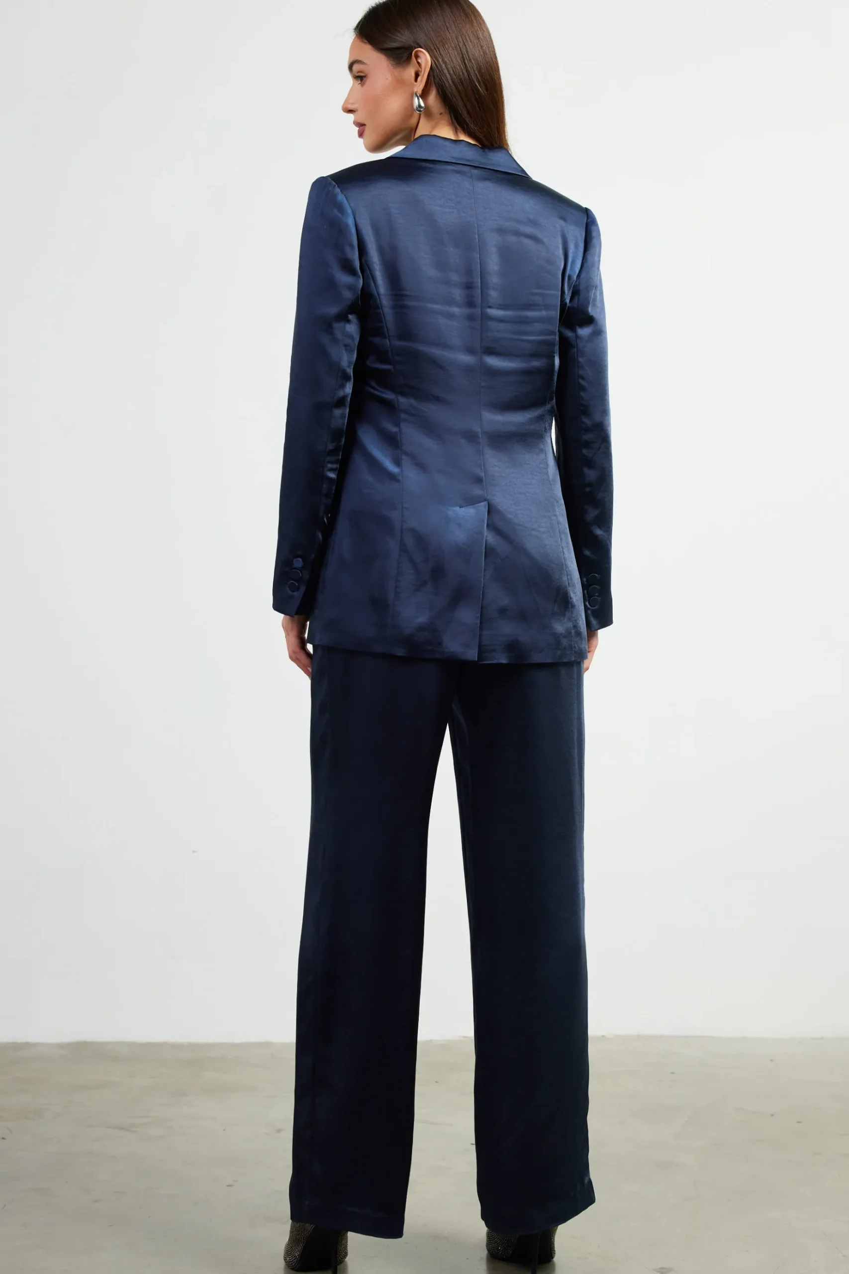 Satin Tailored Blazer*SKIES ARE BLUE Best