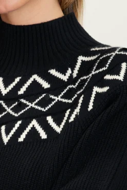Sequin Detail Fair Isle Sweater*SKIES ARE BLUE Hot