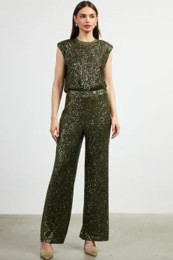 Sequin Flared Pants*SKIES ARE BLUE Hot