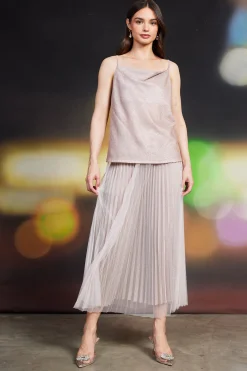 Shimmery Cowl Neck Cami*SKIES ARE BLUE Best