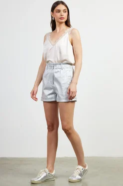 Shimmery Paperbag Shorts*SKIES ARE BLUE Discount