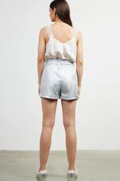 Shimmery Paperbag Shorts*SKIES ARE BLUE Discount