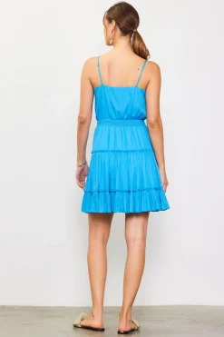 Smocked Waist Mini Dress*SKIES ARE BLUE New
