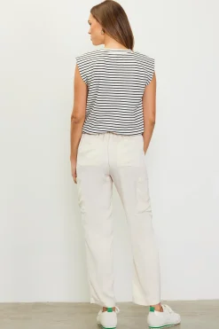 Striped Muscle Tank*SKIES ARE BLUE Hot