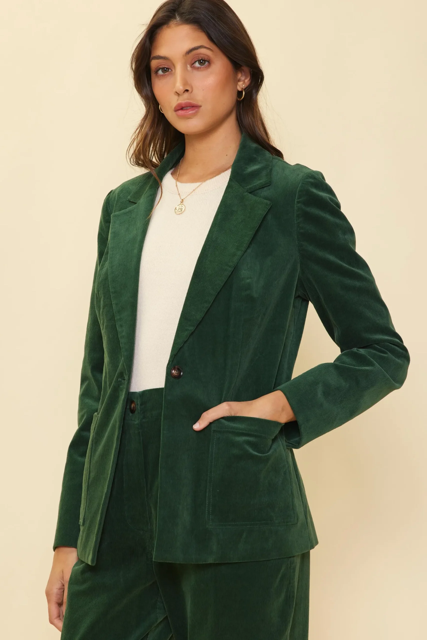 Tailored Corduroy Blazer*SKIES ARE BLUE Hot