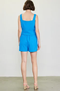 Tailored Pintuck Shorts*SKIES ARE BLUE New