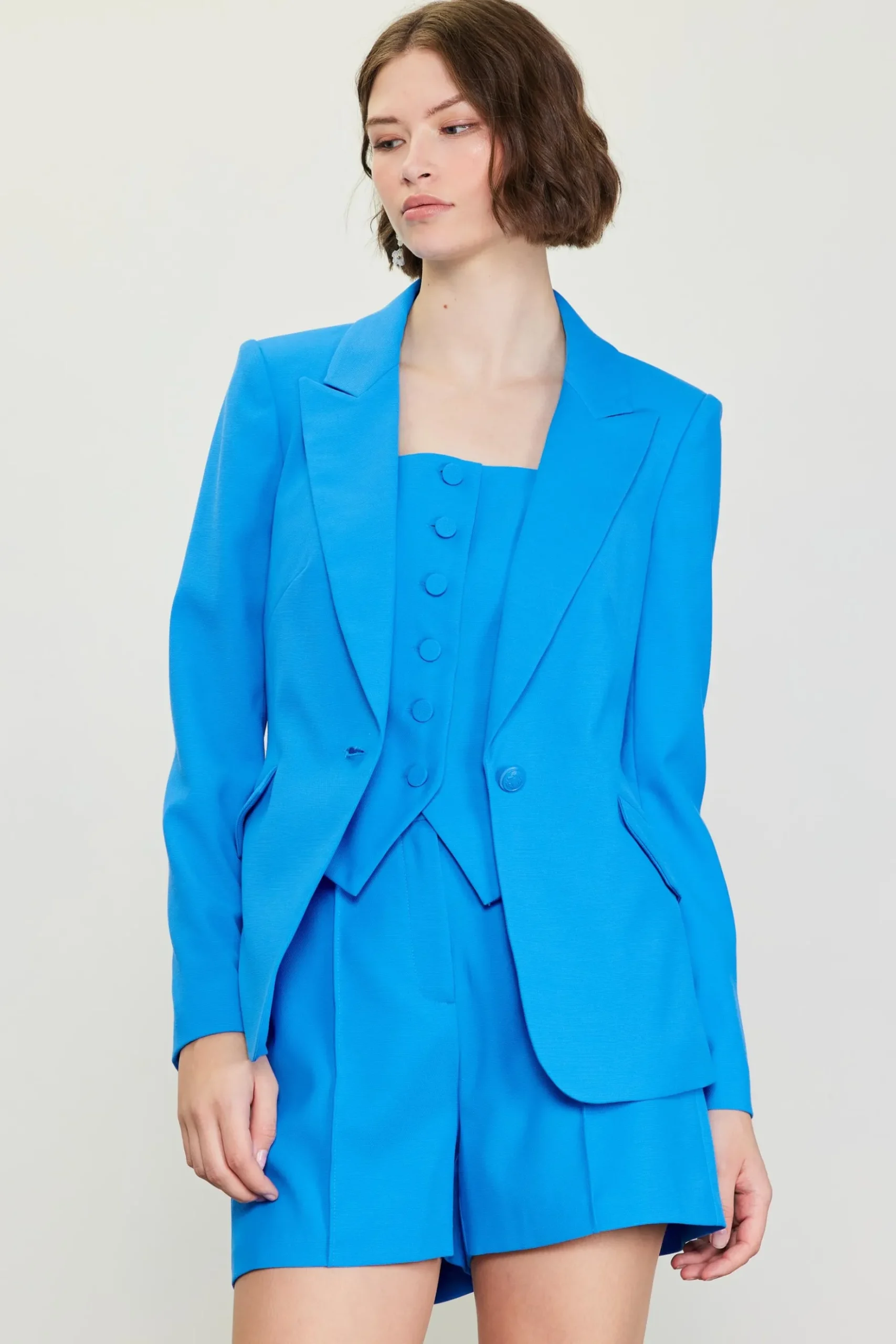 Tailored Single-Breasted Blazer*SKIES ARE BLUE Outlet