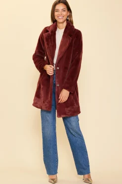 Teddy Faux Fur Coat*SKIES ARE BLUE Sale