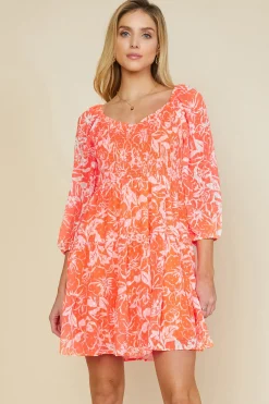 Tropical Jacquard Mini Dress*SKIES ARE BLUE Clearance