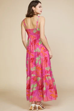 Tropical Print Maxi Dress*SKIES ARE BLUE