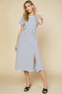 Twist Detail Knit Dress*SKIES ARE BLUE Online