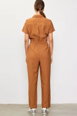 Utility Short Sleeve Jumpsuit*SKIES ARE BLUE Online