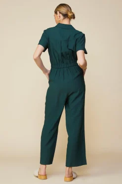 Utility Short Sleeve Jumpsuit*SKIES ARE BLUE Hot