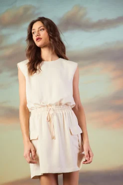 Utility Sleeveless Mini Dress*SKIES ARE BLUE New