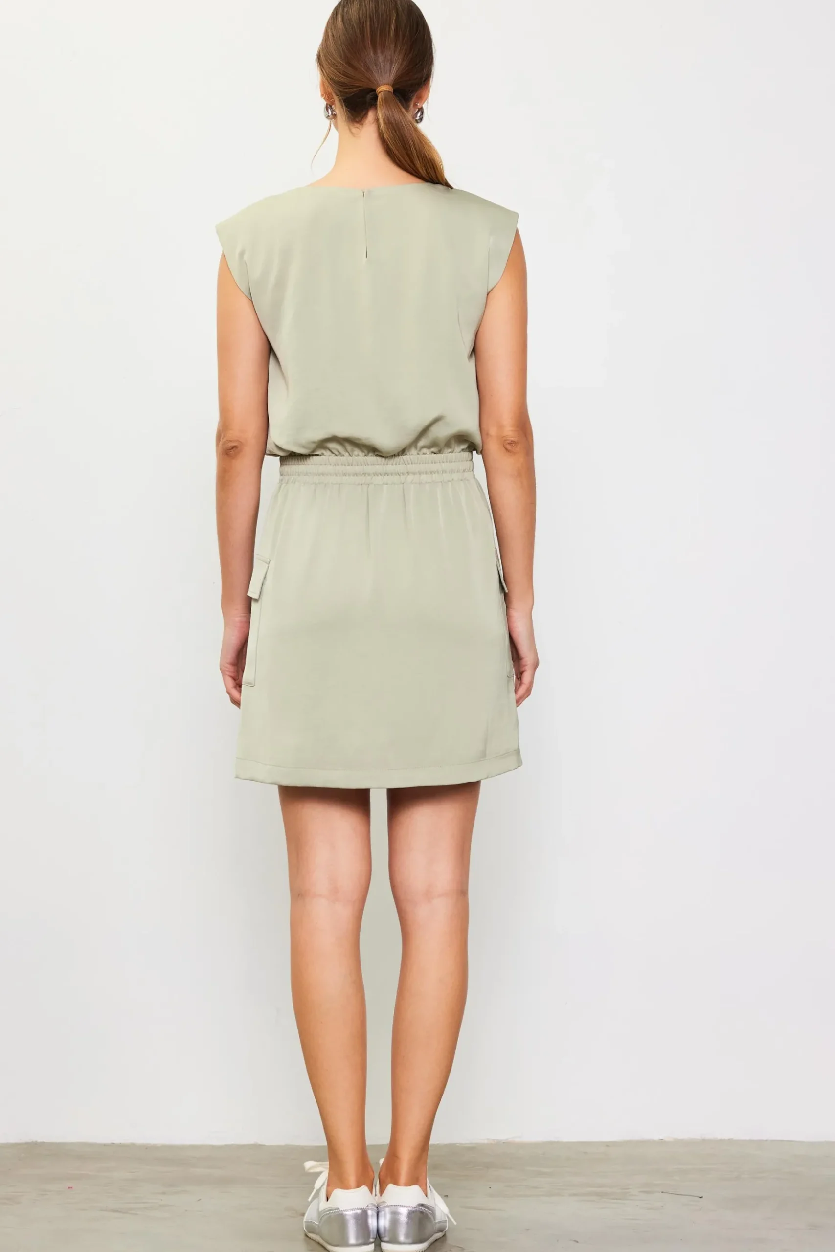 Utility Sleeveless Mini Dress*SKIES ARE BLUE New