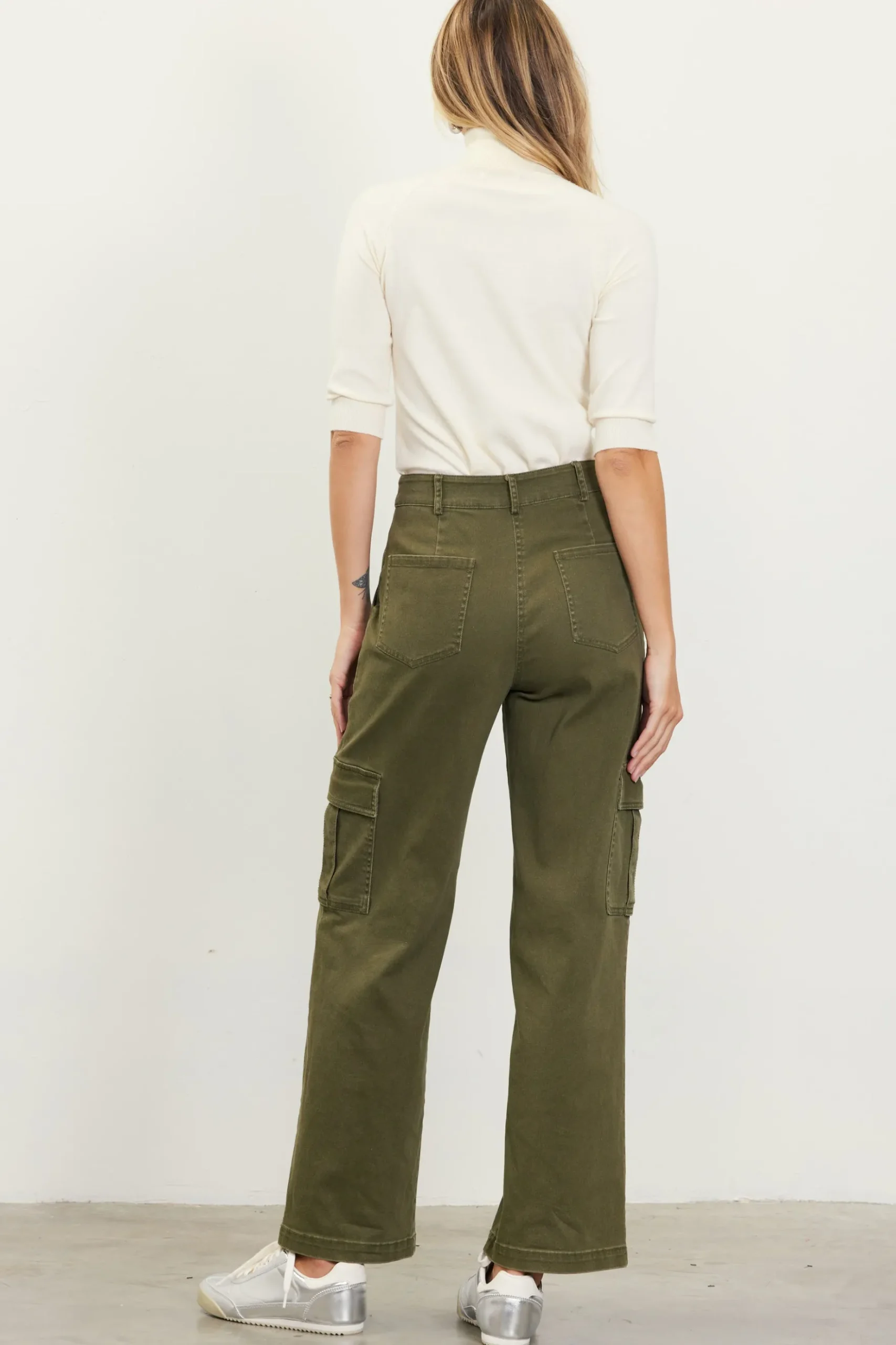 Utility Straight Leg Pants*SKIES ARE BLUE Outlet