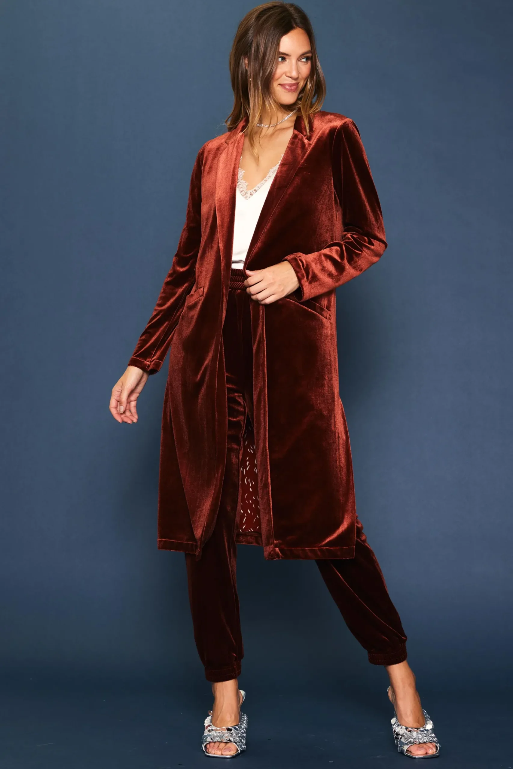 Velvet Duster Coat*SKIES ARE BLUE Discount