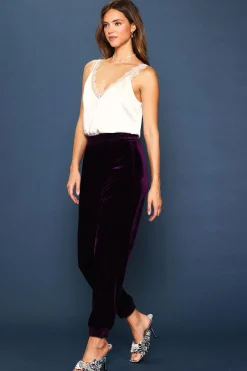 Velvet Jogger Pants*SKIES ARE BLUE Discount