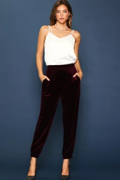 Velvet Jogger Pants*SKIES ARE BLUE Discount