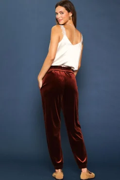 Velvet Jogger Pants*SKIES ARE BLUE Best