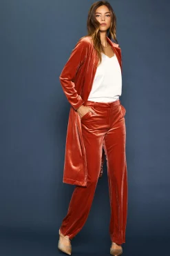 Velvet Wide Leg Pants*SKIES ARE BLUE Hot