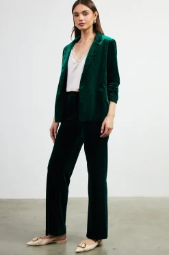 Velvet Wide Leg Pants*SKIES ARE BLUE Clearance