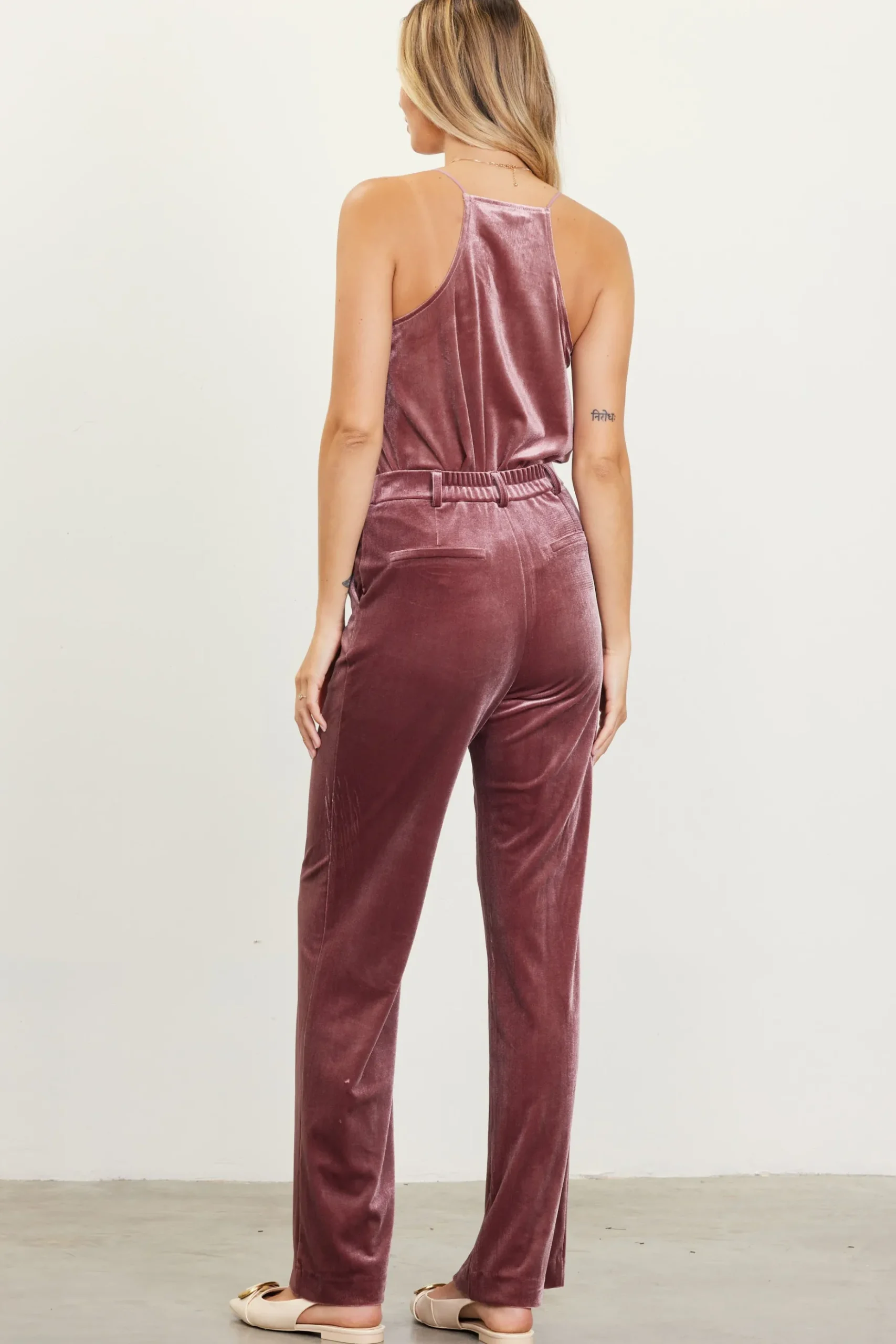 Velvet Wide Leg Pants*SKIES ARE BLUE Outlet