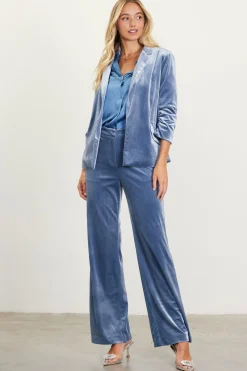 Velvet Wide Leg Pants*SKIES ARE BLUE Outlet