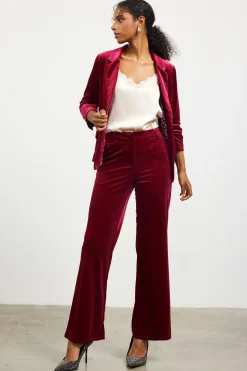 Velvet Wide Leg Pants*SKIES ARE BLUE Clearance