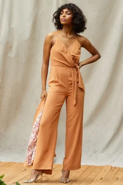 Waist Tie Detail Sleeveless Jumpsuit*SKIES ARE BLUE New